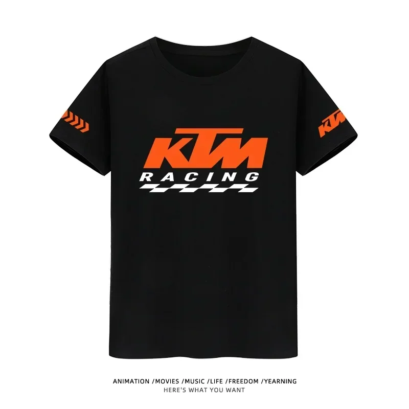 الصيف KTM سباق الدراجات النارية سريعة الجافة قميص الرجال تنفس الرياضة المحملة الشباب الاطفال الدراجات الملابس أكتيفيوير قصيرة الأكمام المحملة