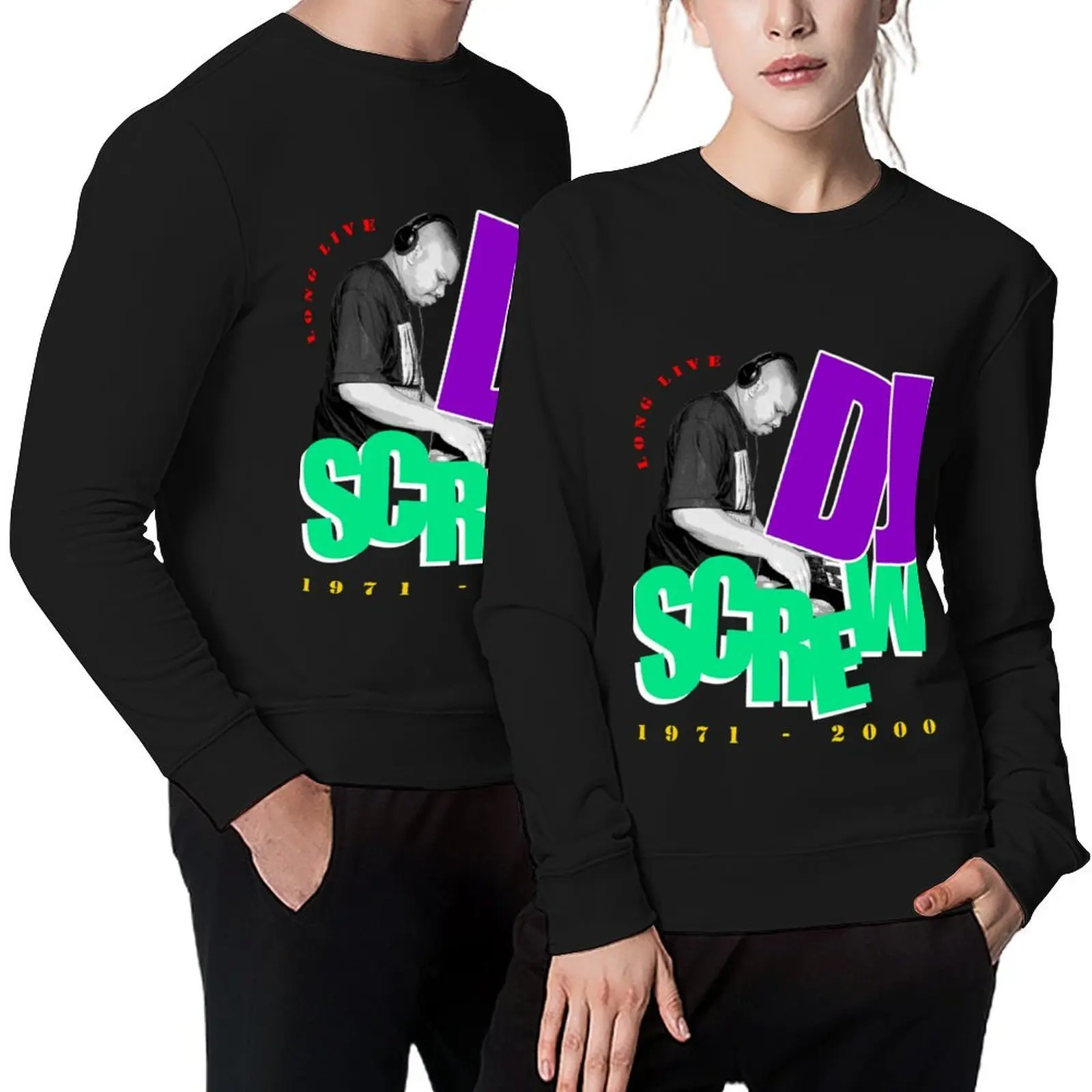 

Dj Screw T-ShirtDJS rip Pullover tracksuit men blouse anime clothing mens clothes sports sweatshirt man