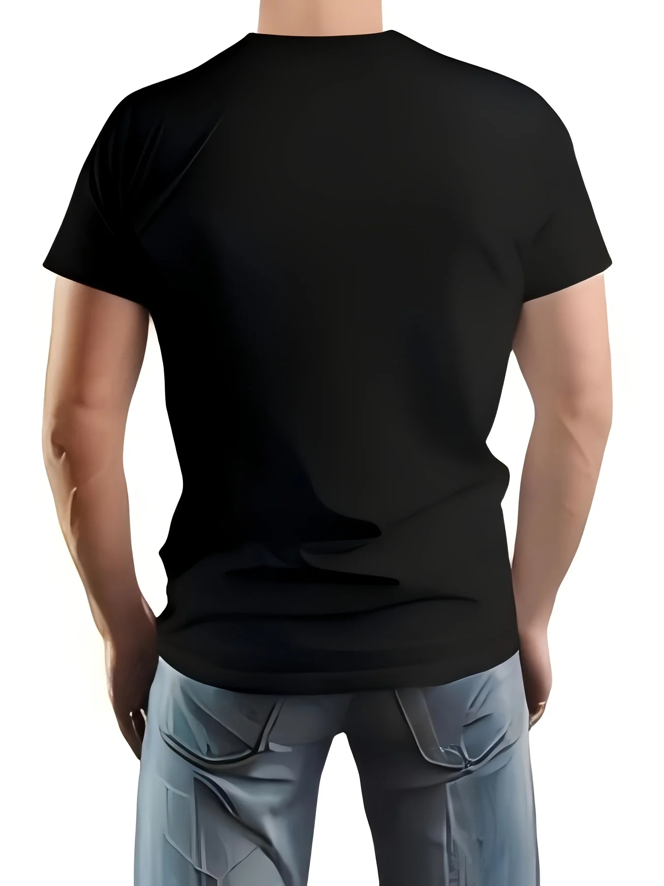 Vintage Bass Clef T-shirt Cotton Loose Fit Short Sleeve Tee With Bass Music T-shirt