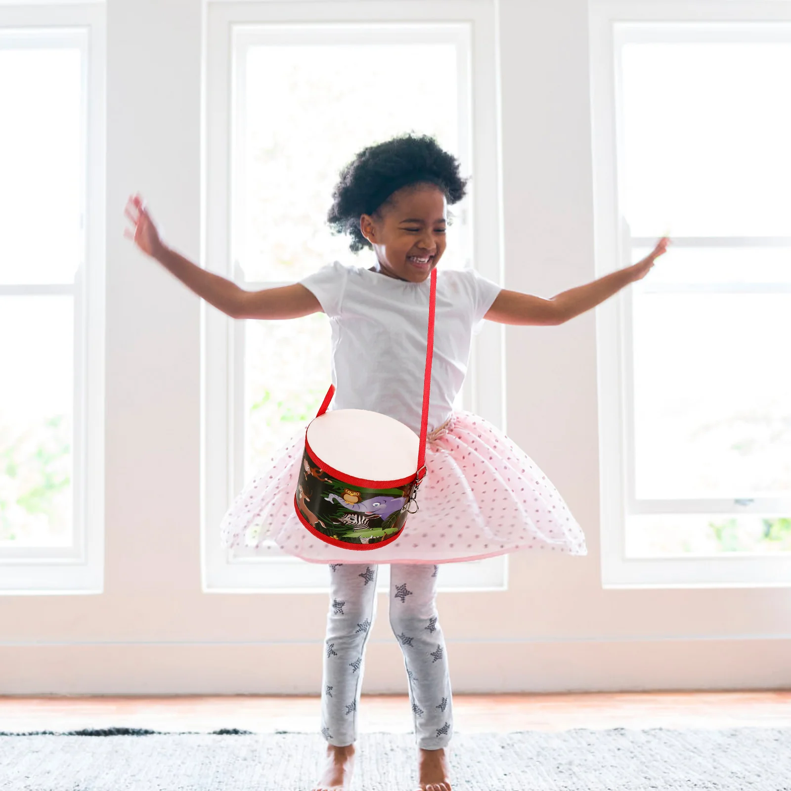 

1Set Snare Drum Educational Percussion Instrument Music Supplies Beginner Drum Set for Hand-Eye Coordination