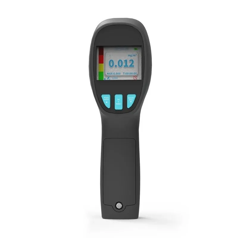 Portable High Precision Gas Tester Rechargeable Formaldehyde Detector Air Quality Monitor with Alarm LCD Display Compact