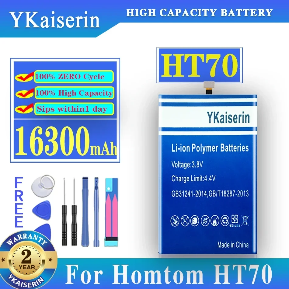 

YKaiserin HT 70 16300mAh Battery for HOMTOM HT70 Batteries + Tracking Number