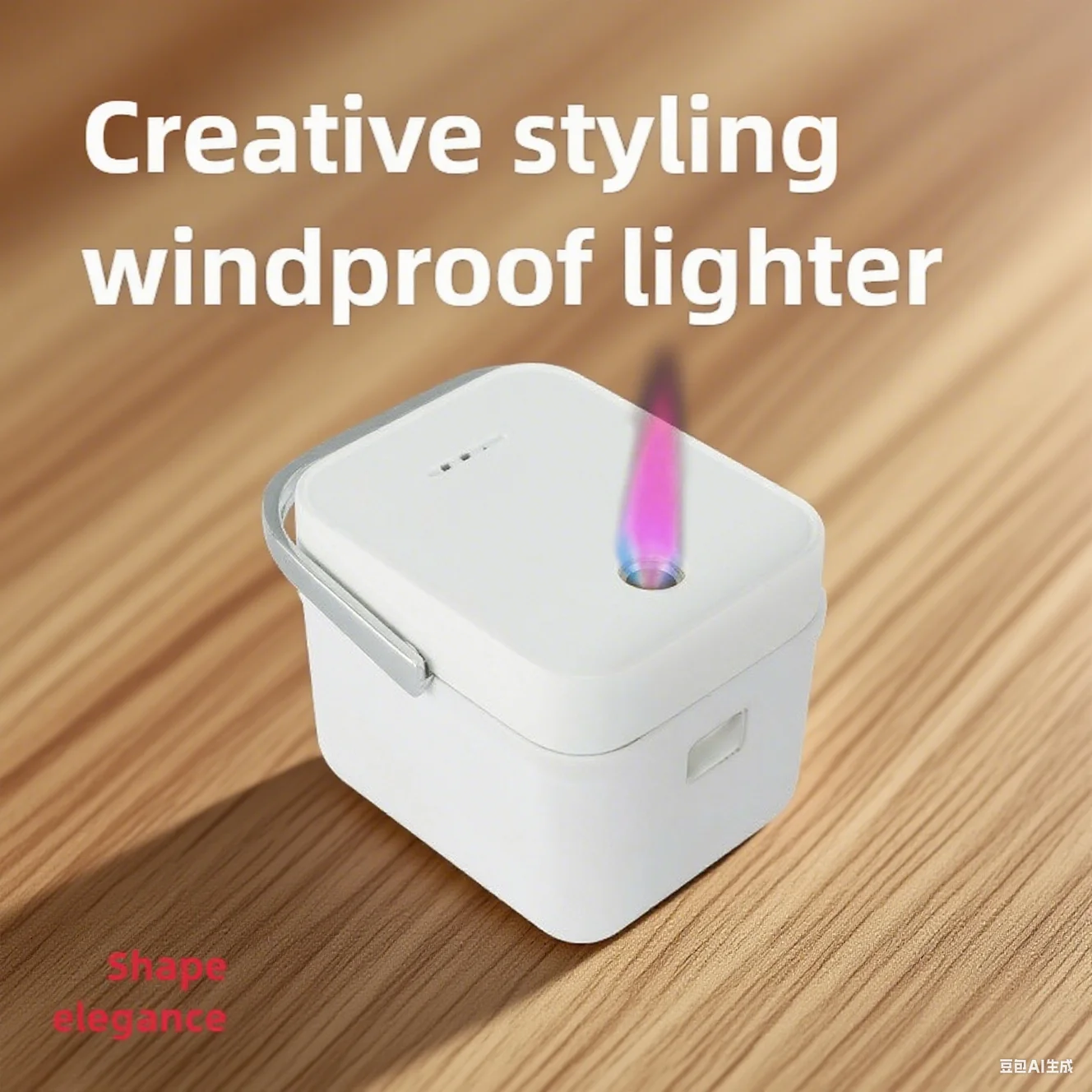 

Outdoor Mini Rice Cooker Lighter with Red Flame Inflatable Metal Smoking Accessories Tool Gift for Cooking And Cigarettes