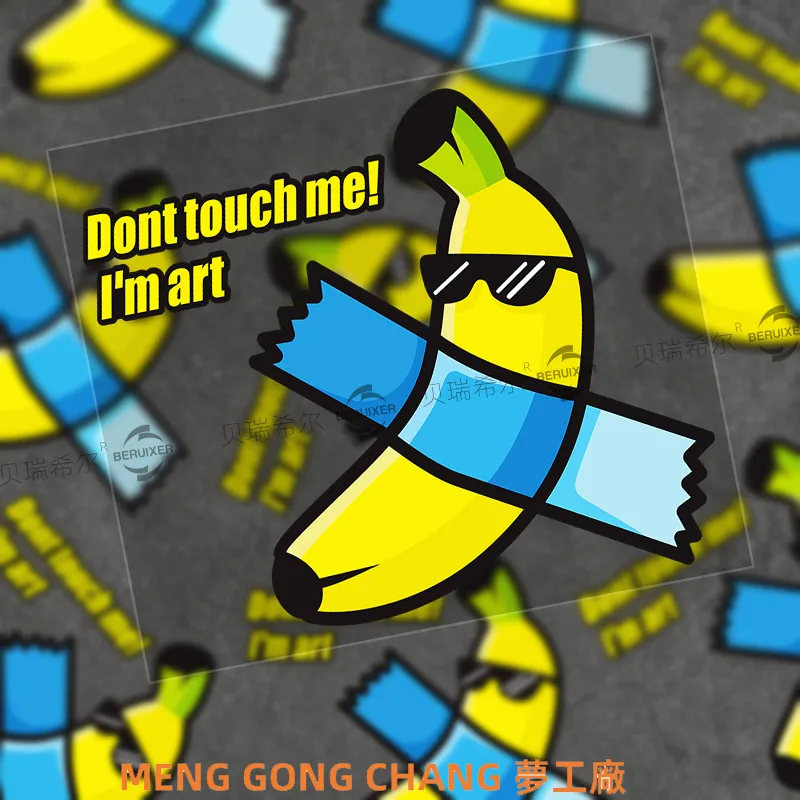 

Banana Art Car Stickers Motorcycle Electric Cartoon Body Decoration Creative Block Scratches