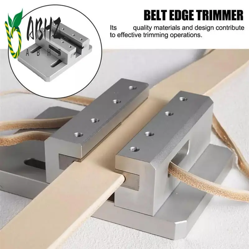 

ABHZ-регулируемый триммер для кромок кожи, ширина 10-22 мм, алюминиевый фаска для DIY, инструмент для ремонта обуви из кожевенного ремесла