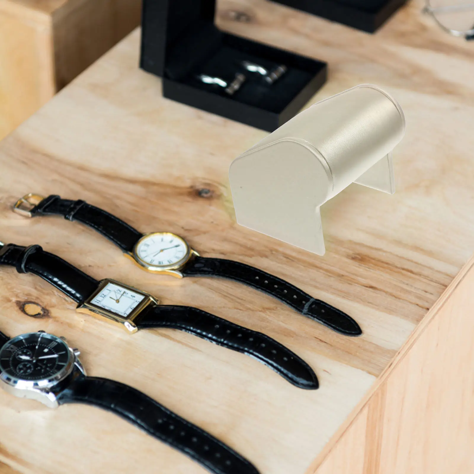 

Watch Display Stand Jewelry Bracelet Holder Premium Stable Watch Organizer Classic Showcase Base for Home Use