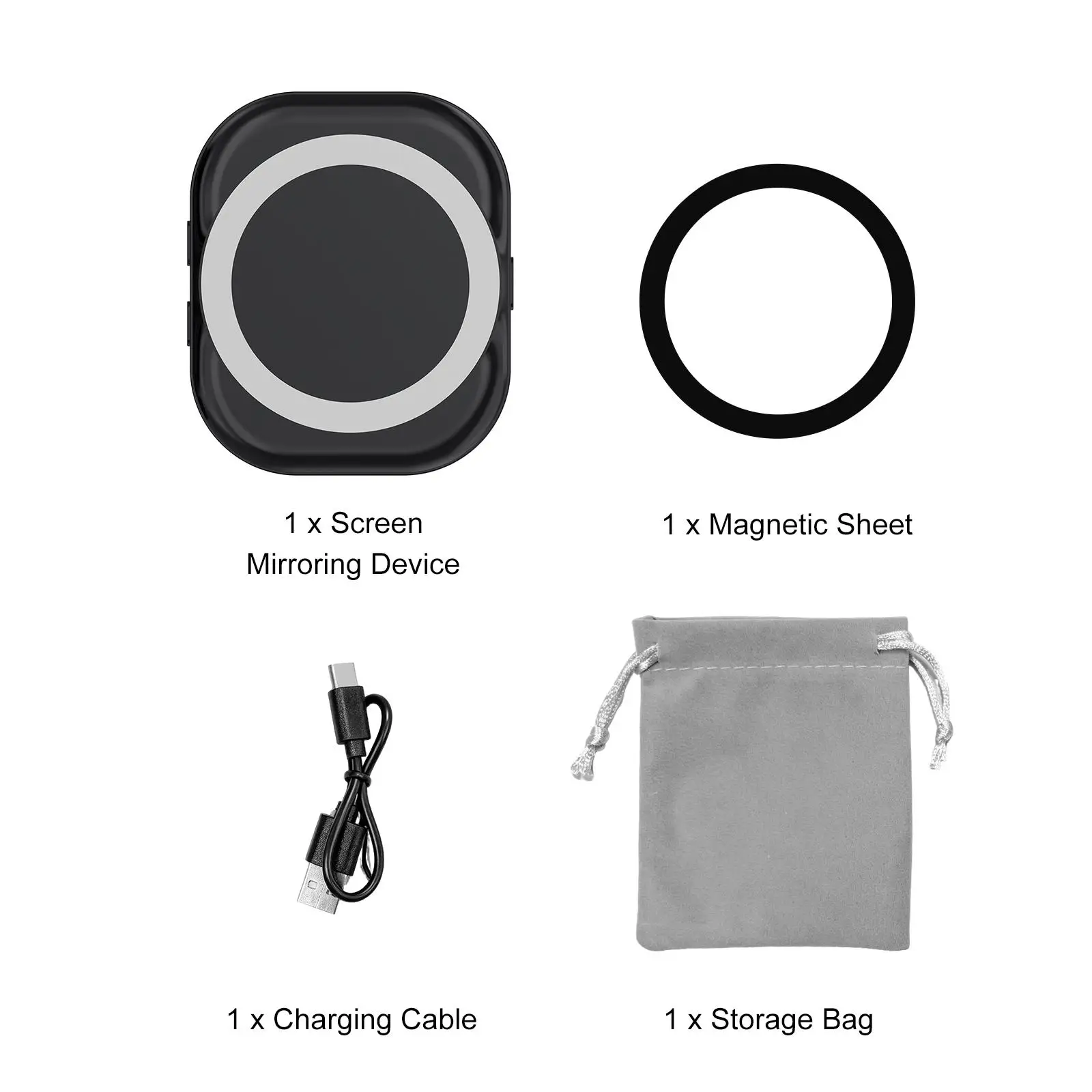 Selfie Magnetic Phone Vlog Selfie Monitor Mobile Screen Outdoor Bluetooth Selfies Vlog Live Selfie Screen Split-Screen Phone Use - view 3