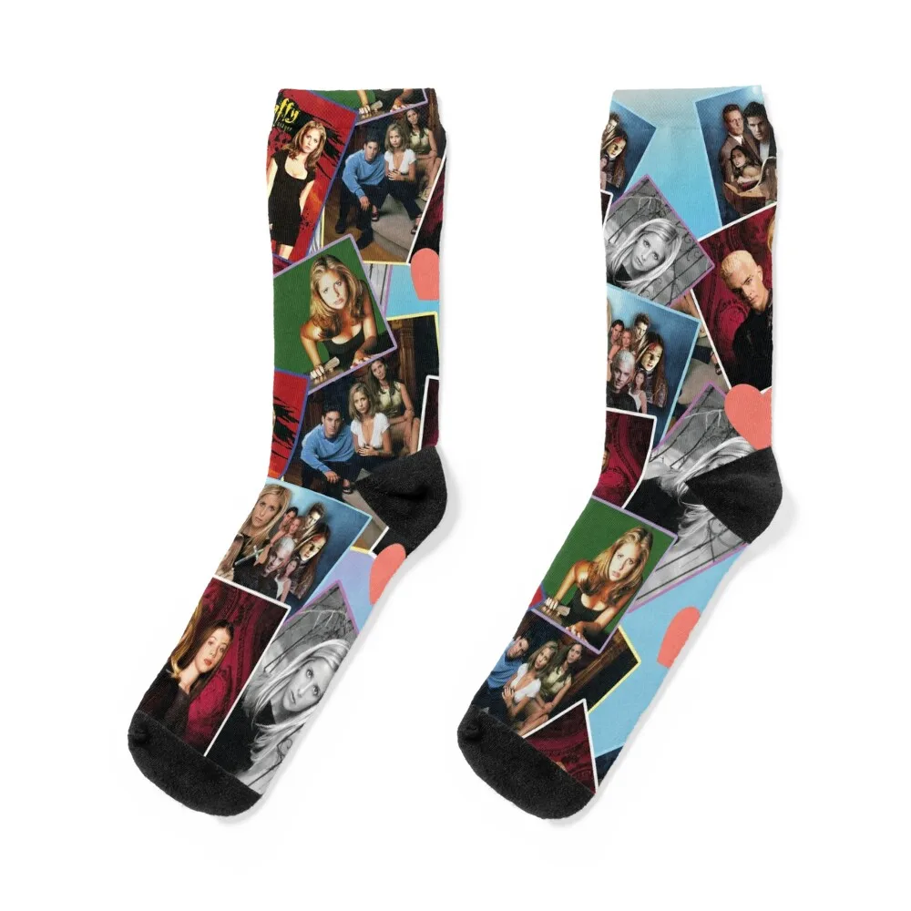 

Buffy, vampire series 90s Socks sports and leisure Non-slip ankle custom sports Man Socks Women's
