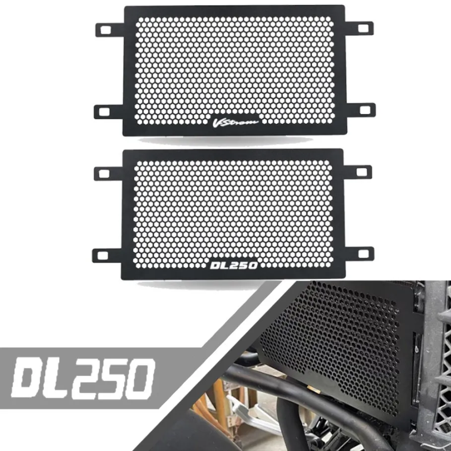 

For Suzuki DL250 Vstrom DL 250 2017 2019 2023 2024 2022 Motorcycle Radiator Grille Guard Protector Cover DL-250 vstrom V-strom