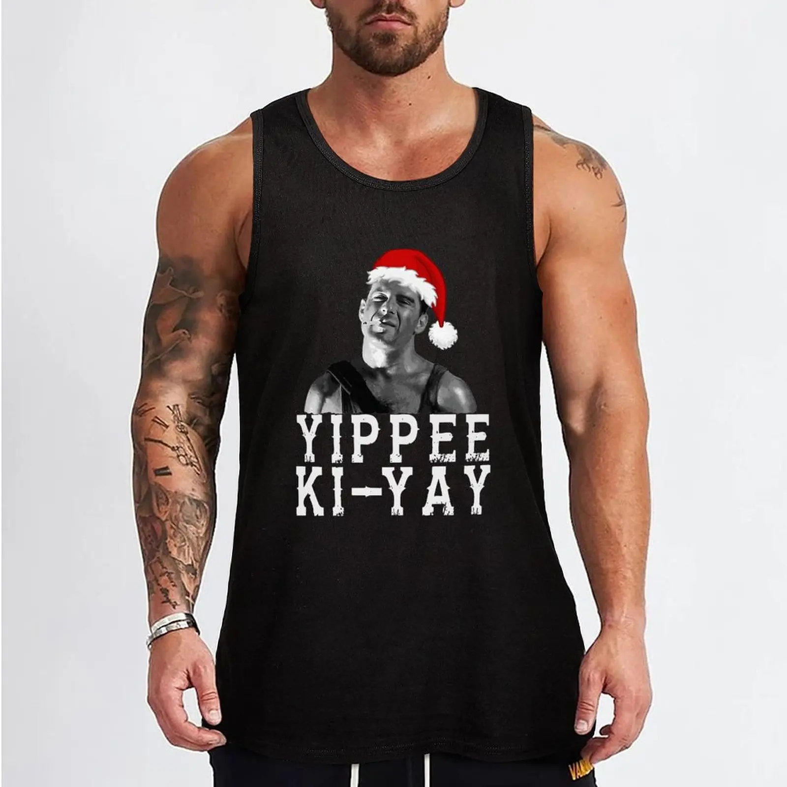 Die Hard - YIPPEE KI YAY Original Fan Art Classic Tank Top summer Men's tops sleeveless man shirts tops Men's t shirt