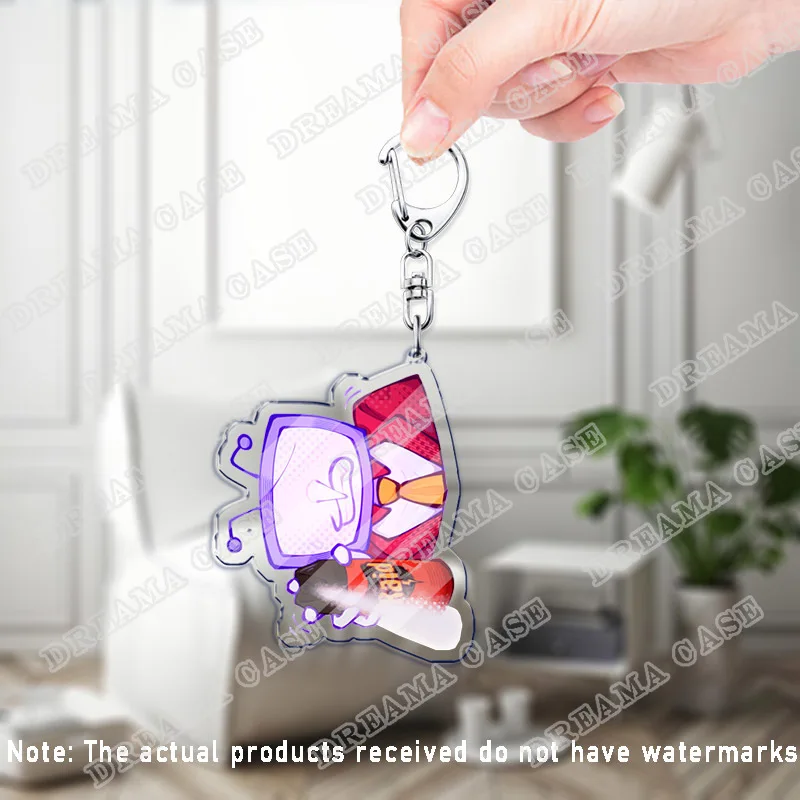 Deltarune Tenna المفاتيح اكسسوارات حقيبة Charms Undertale السيد Tenna هوائي Lanino ميمي سلاسل المفاتيح Keyrings مجوهرات المشجعين هدية