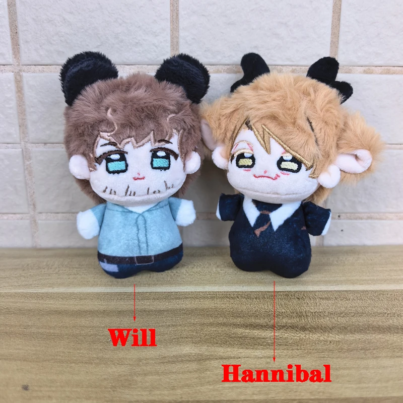 Auf Lager 12cm Mit Niedlichen Ohren Graham Will / Hannibal Lecter Plüschtiere Cosplay Anime TV-Serie ‌ Charakter-Schlüsselanhänger Plüschpuppe – Detail 1
