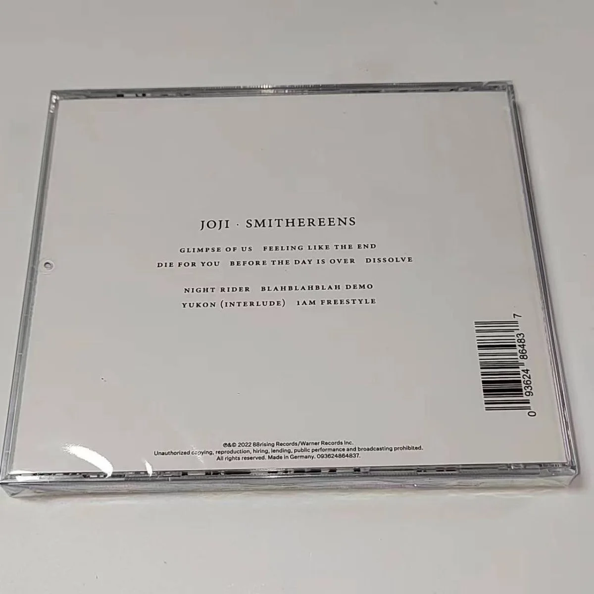 SMITHERENS-ألبوم الموسيقى ، الراب ، جوجي ، الألبوم ، CD ، تأثيري ، قرص مدمج ، جهاز alkman ، سيارة ، صندوق الصوت ، مجموعة ، هدايا الحفلات #2