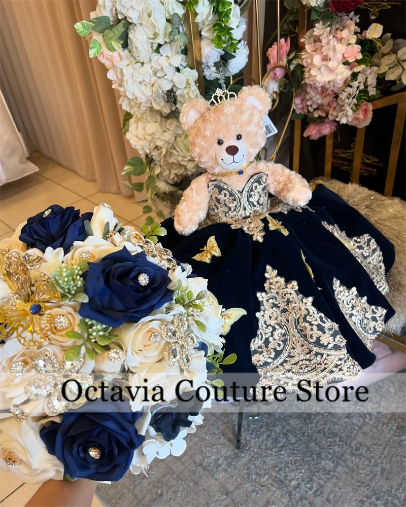 

Black Sweetheart Special Link For Personalized Quinceanera Teddy Bear Dress Bead Appliques Sweet Sixteen Robe de bal Customized