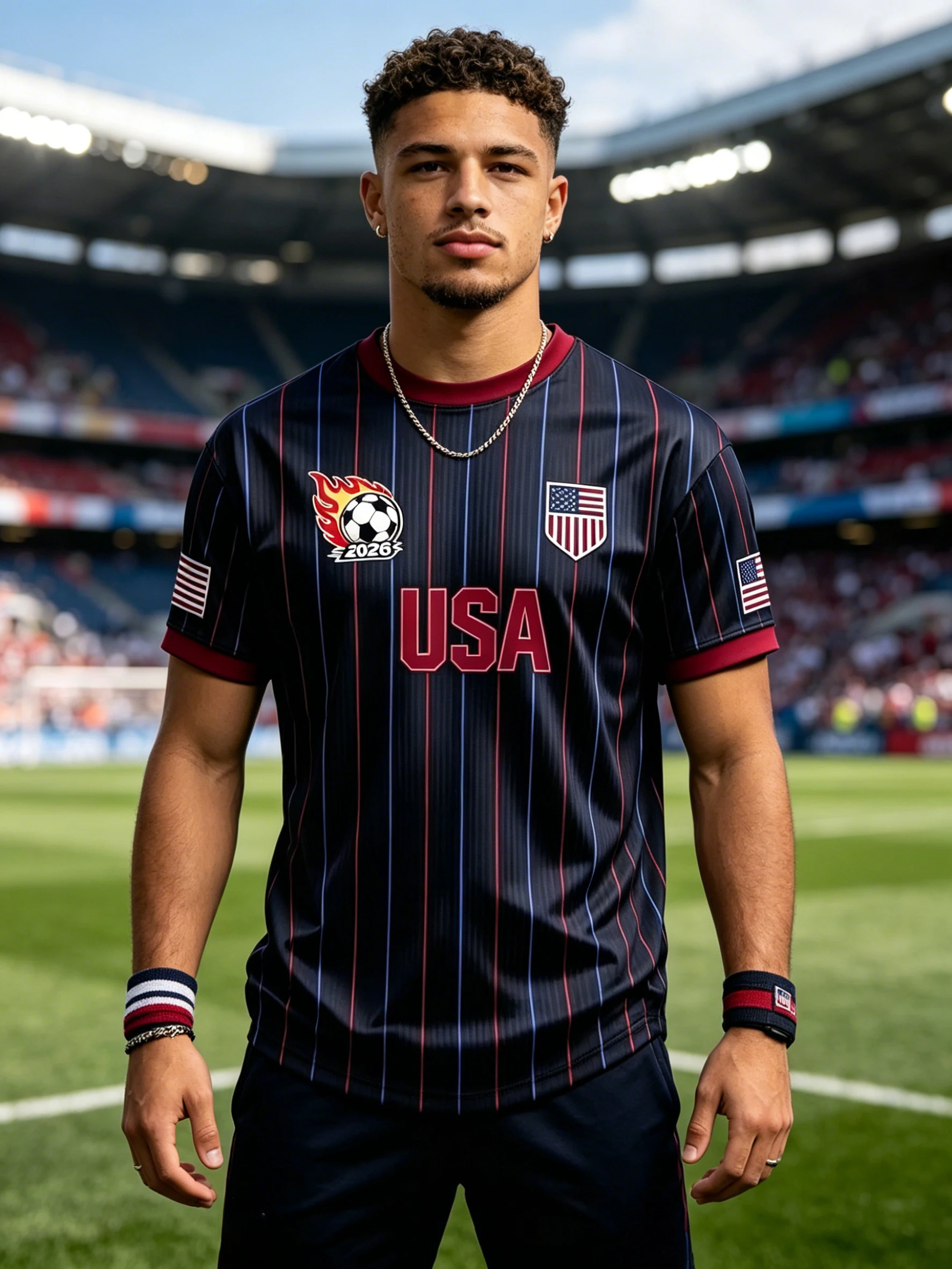 2026 Men's American Football jersey T-Shirt for Matches and Training. Daily street wear. for both unisex and teenagers.