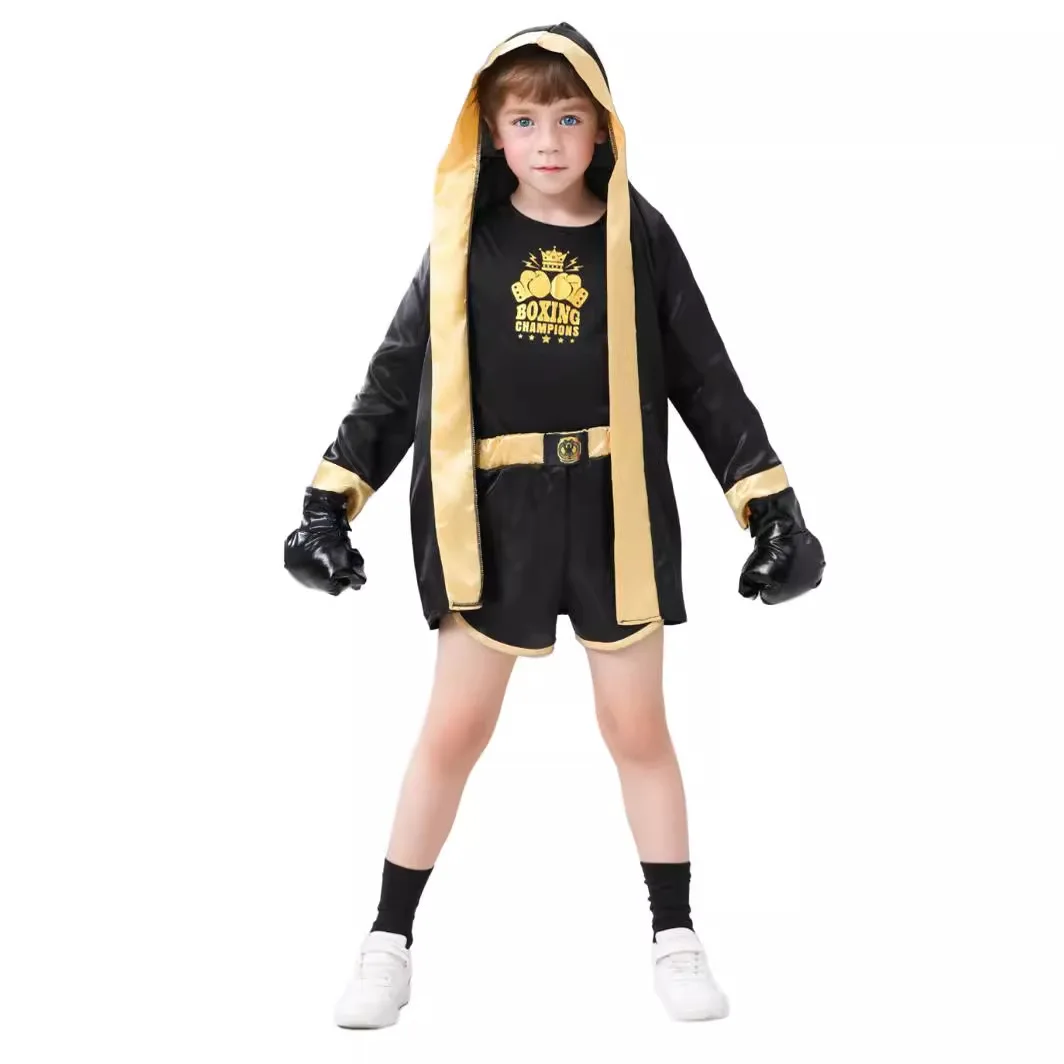 New Children\'s Boxing Suits Professional Dress Fighting Training Sanda Suits June 1st Children\'s Day Stage Performance Costumes