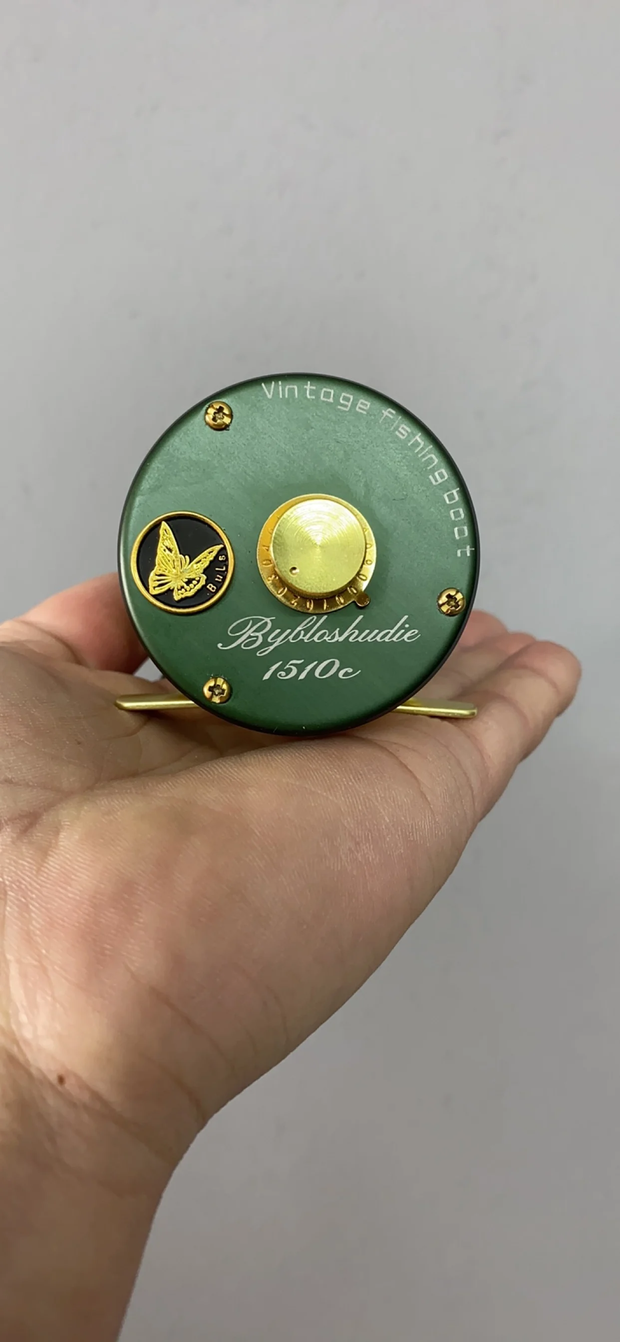 BYBLOS　1510C　レフトハンドル　トラウト　渓流　ベイトフィネスリール Byblos 1510C 5.1:1 ドラム釣りリール全金属 180 グラムストリーム
