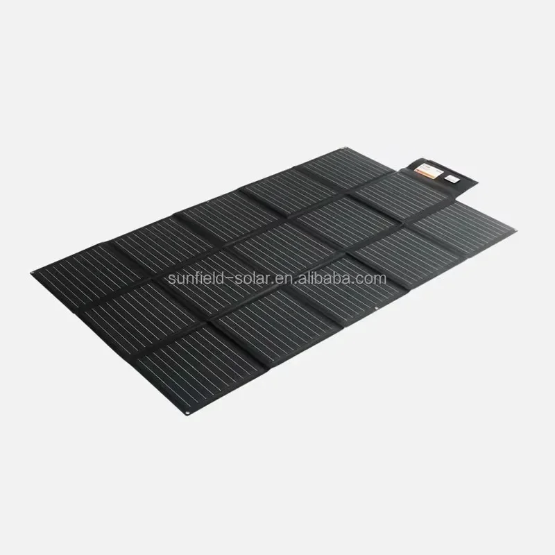 Portable Solar Panel Charger Camping Solar Blanket System Waterproof Energy Storage Foldable Solar Panels Folding 300W 240W