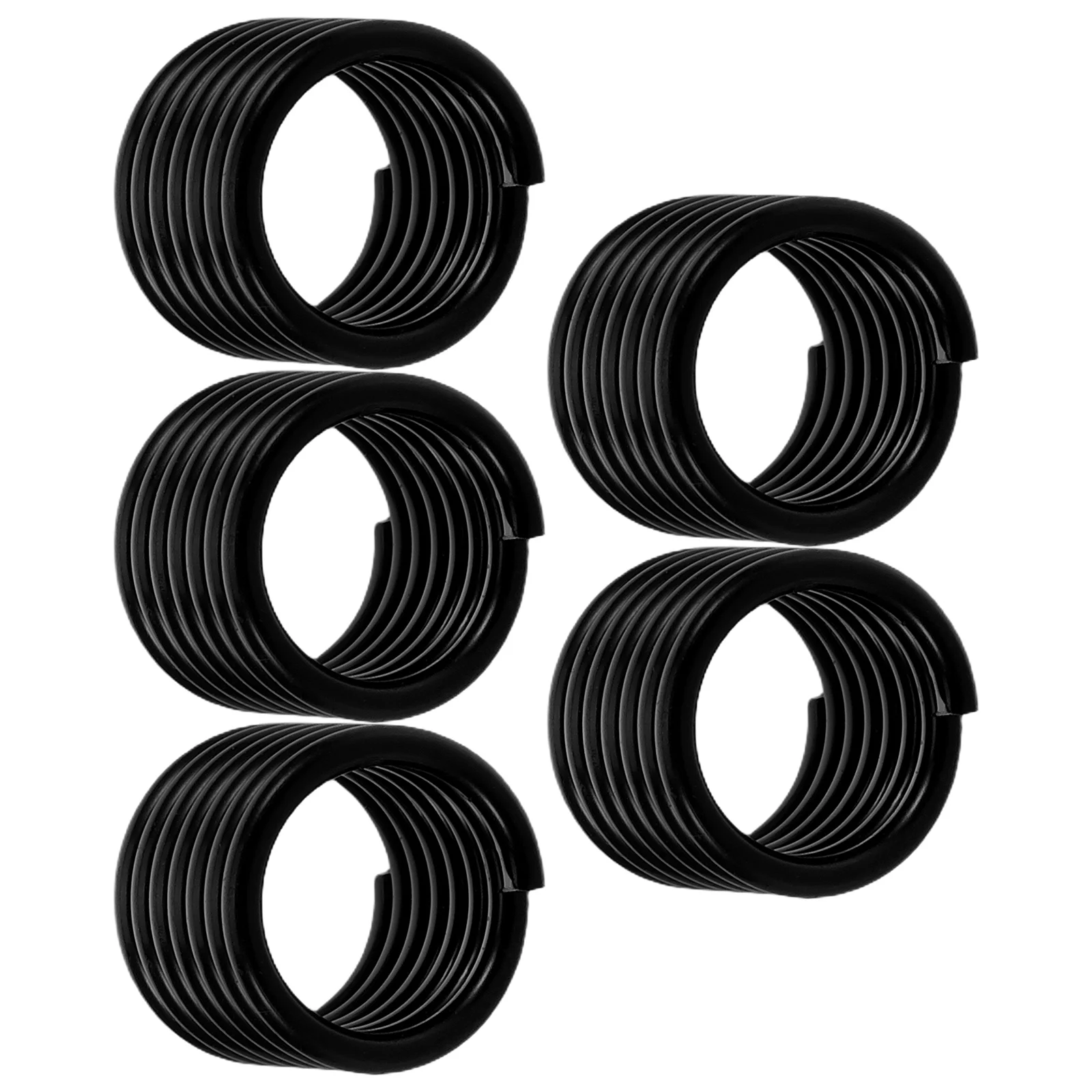 5Pcs Air Pump Accessories Inflatable Nozzle Spring Replacement Quick Connect Valve Tire Inflator Supply Vehicle Air Chuck Clamp