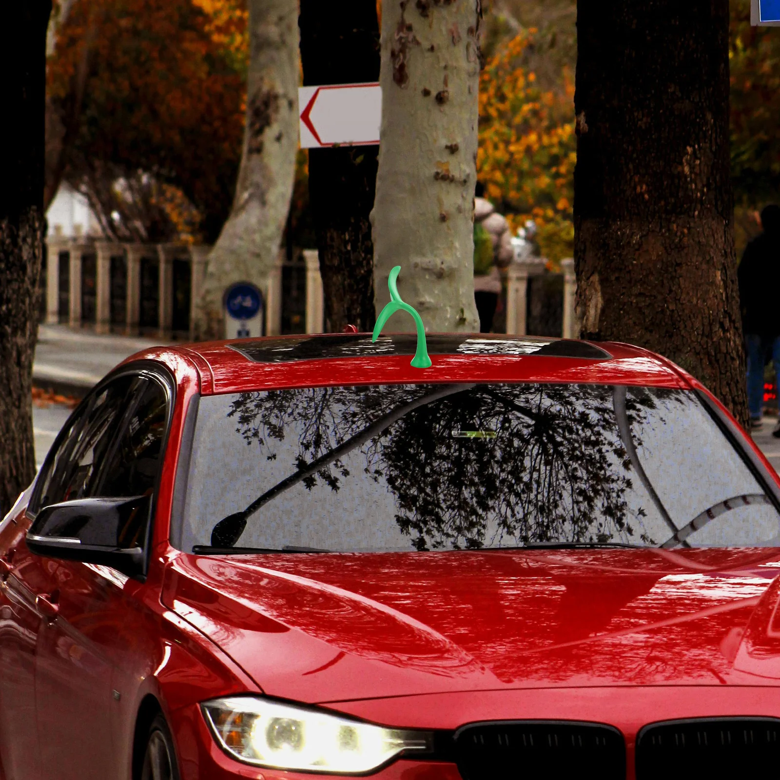 3 قطعة سقف السيارة الديكور تنبت ثلاثية الأبعاد ملصق للسيارات مضحك الملحقات الخارجية الشارات الوفير هود حلية