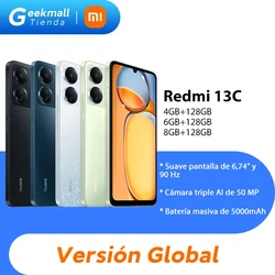 Wersja globalna Xiaomi Redmi 13C MediaTek Helio G85 Octacore 50MP aparat 90Hz 6.74