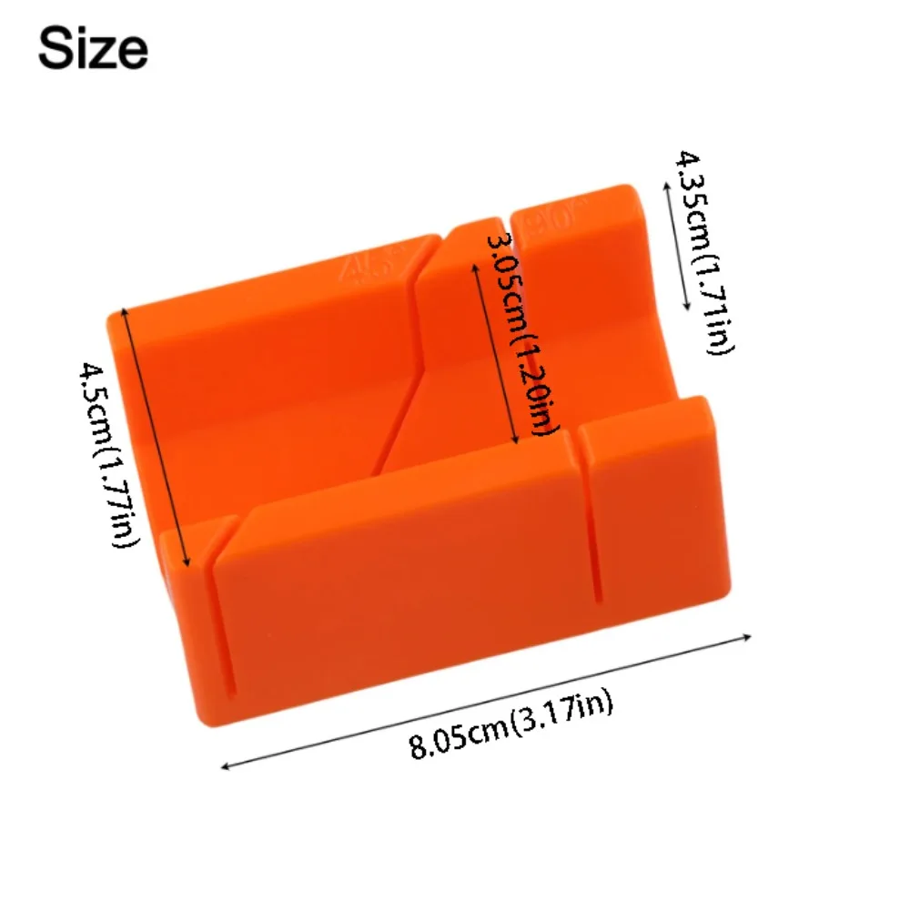 

Lightweight Woodworking Mitre Box Clamping 45 Degrees Multi-Function Miter Box Preset Cutting Angle Slot Type