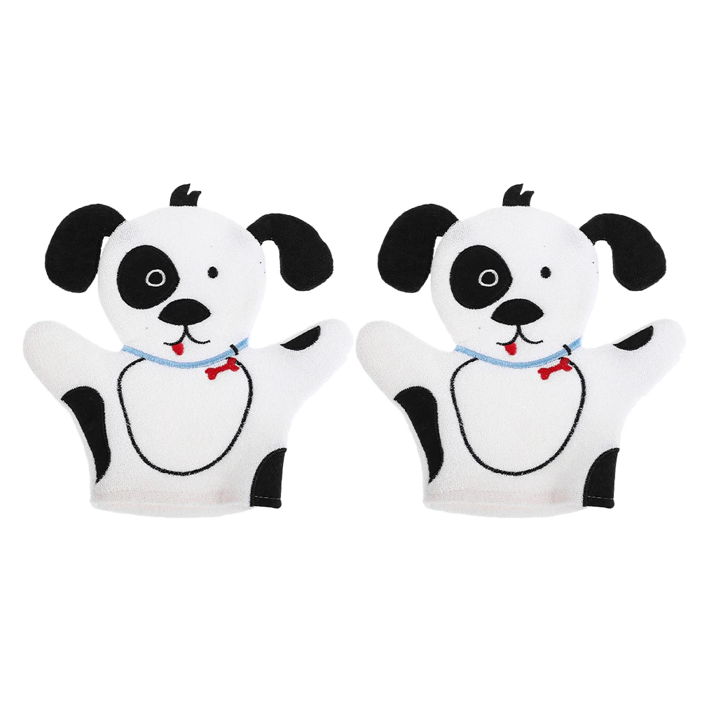 

2pcs s Bath Mitts Cartoon Scrub Gloves Soft Body Shower Sponges Accessories WashclothsToddler bath time scrubbers gentle