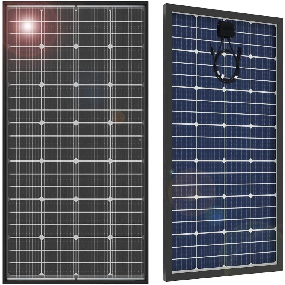 

Bifacial 200 Watt Solar Panel 12V 10BB Monocrystalline Solar Panels High Efficiency Solar Module for RV Home Battery Charging