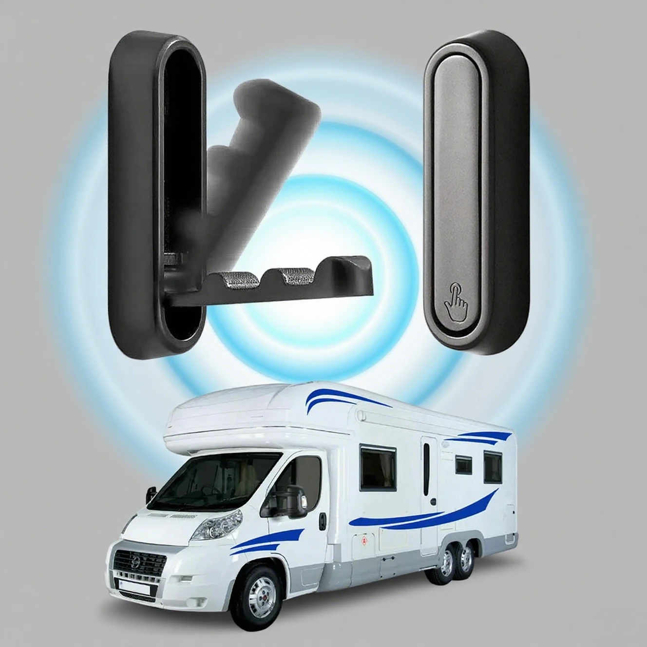 

1PC for RV Bathroom Home Camper Caravan RV Interior Accessories Clothes Hook Aluminium Alloy Foldable Clothes Hook Storage