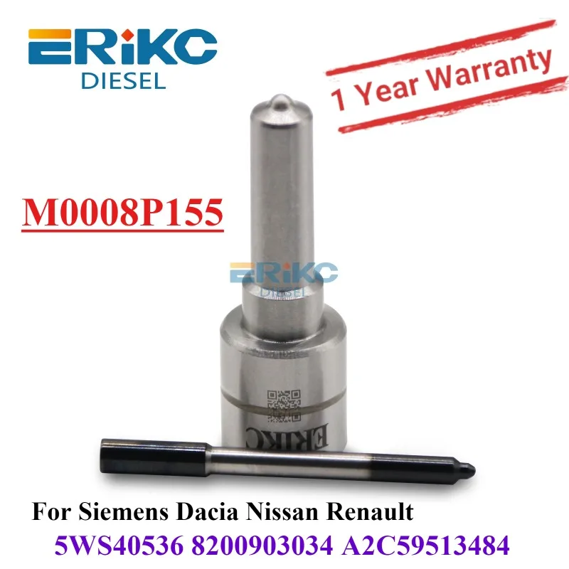 

Струйная форсунка M0008P155, дизельная форсунка Common Rail для Siemens Dacia Nissan Renault, инжектор 5WS40536 8200903034 A2C59513484