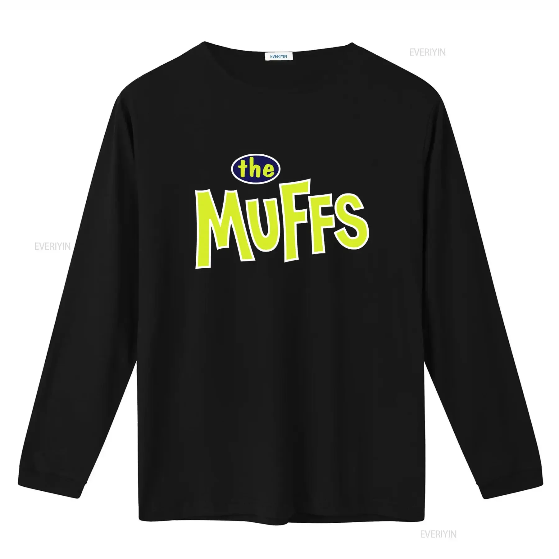 THE MUFFS Band Logo T SHIRT Available in All Sizes S XXL Classic Colours Black White vintage Washed Casual streetwear