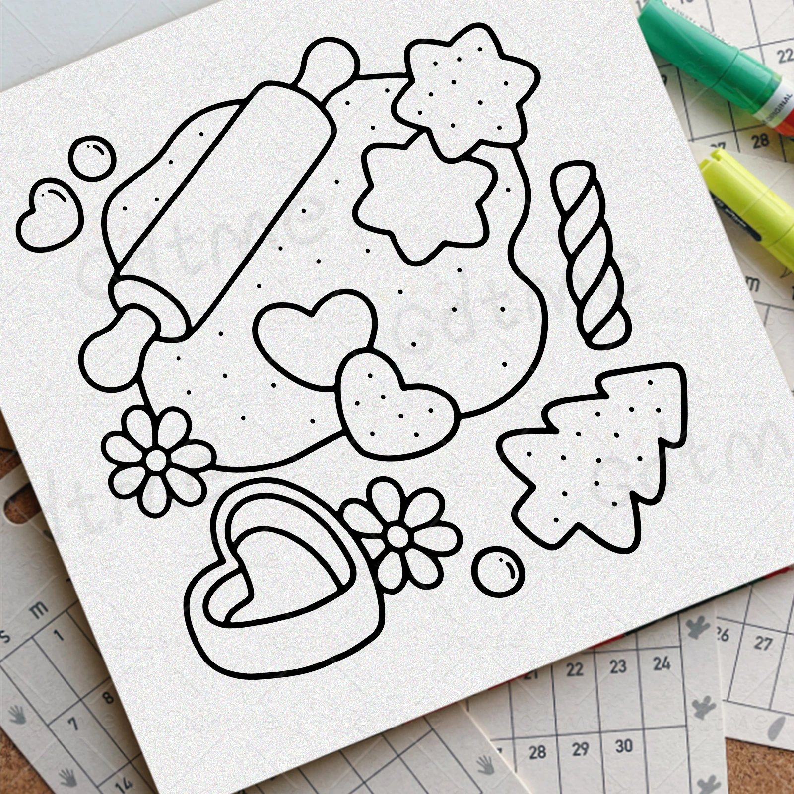 FOOD SWEETS كتاب تلوين بأنماط  - مراجعة Food Snacks Coloring Book وسعره