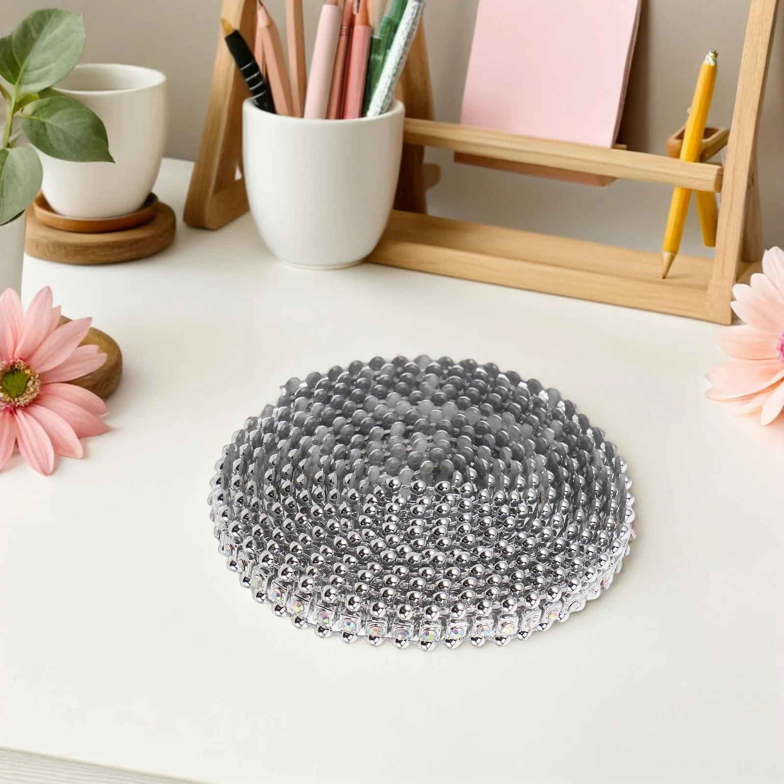 

2 Yards 1.3Cm Wide Staircase Rhinestone Chain Trim For Clothing Diy Fashion Belt Embellishment Garment Accessories Craft Sewing