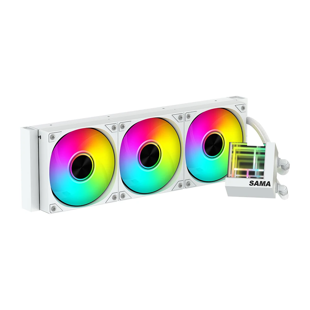 

SAMA New 420mm High Efficiency Water Cooler with 140mm Infinity Fans CPU Water Cooling for Gaming PC Cooler for CPU