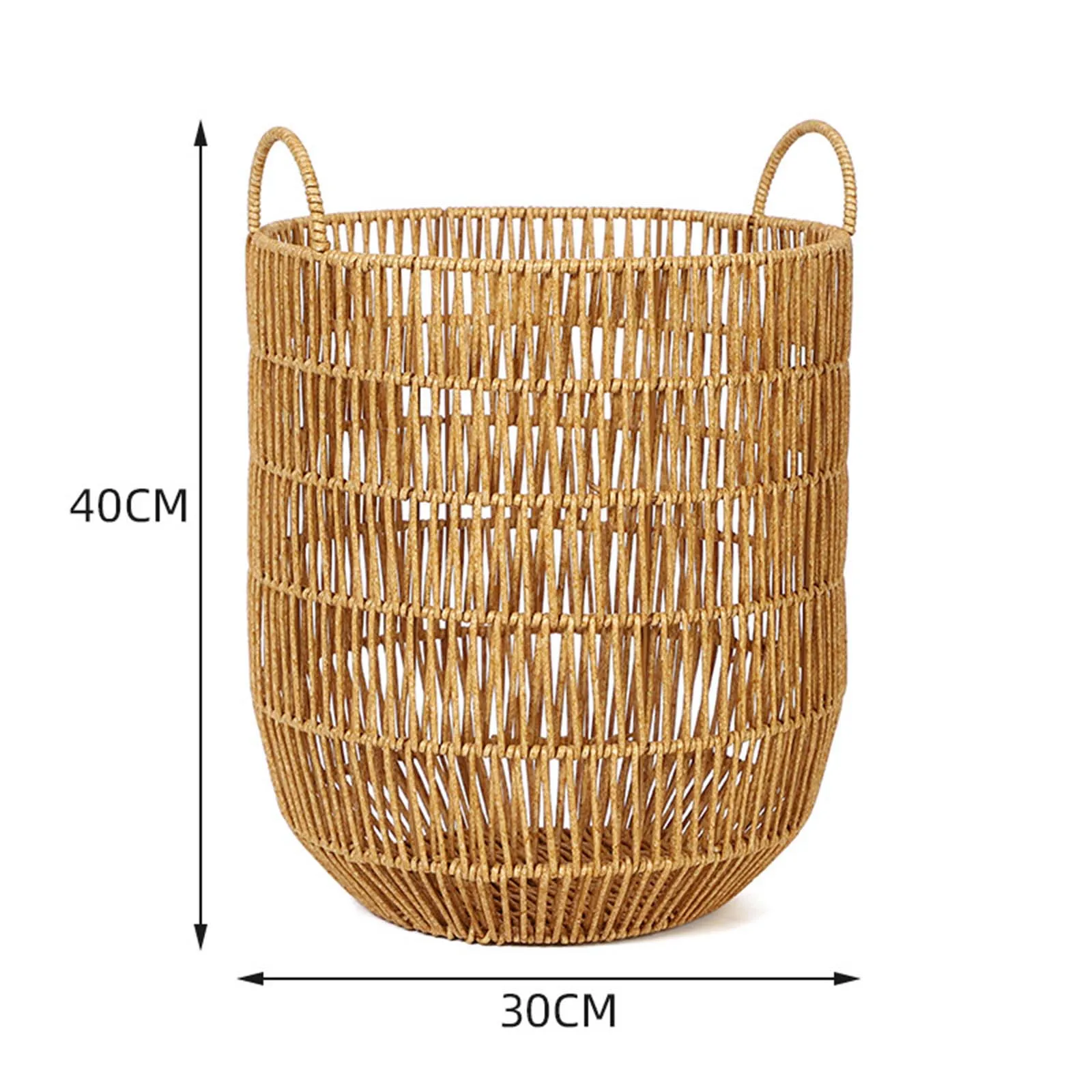 Laundry Basket Clothes Storage Household Clothes Basket Toys Bin Toys Storage Organizer with Handle for Home Nursery Living Room