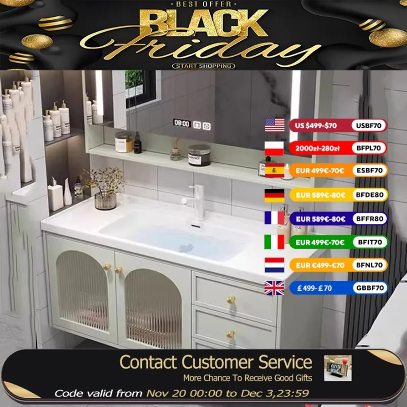 

Waterproof Wooden Bathroom Cabinet Drawers Green Luxury Storage Bathroom Cabinet Space Saver Mobiletto Bagno Furniture Home