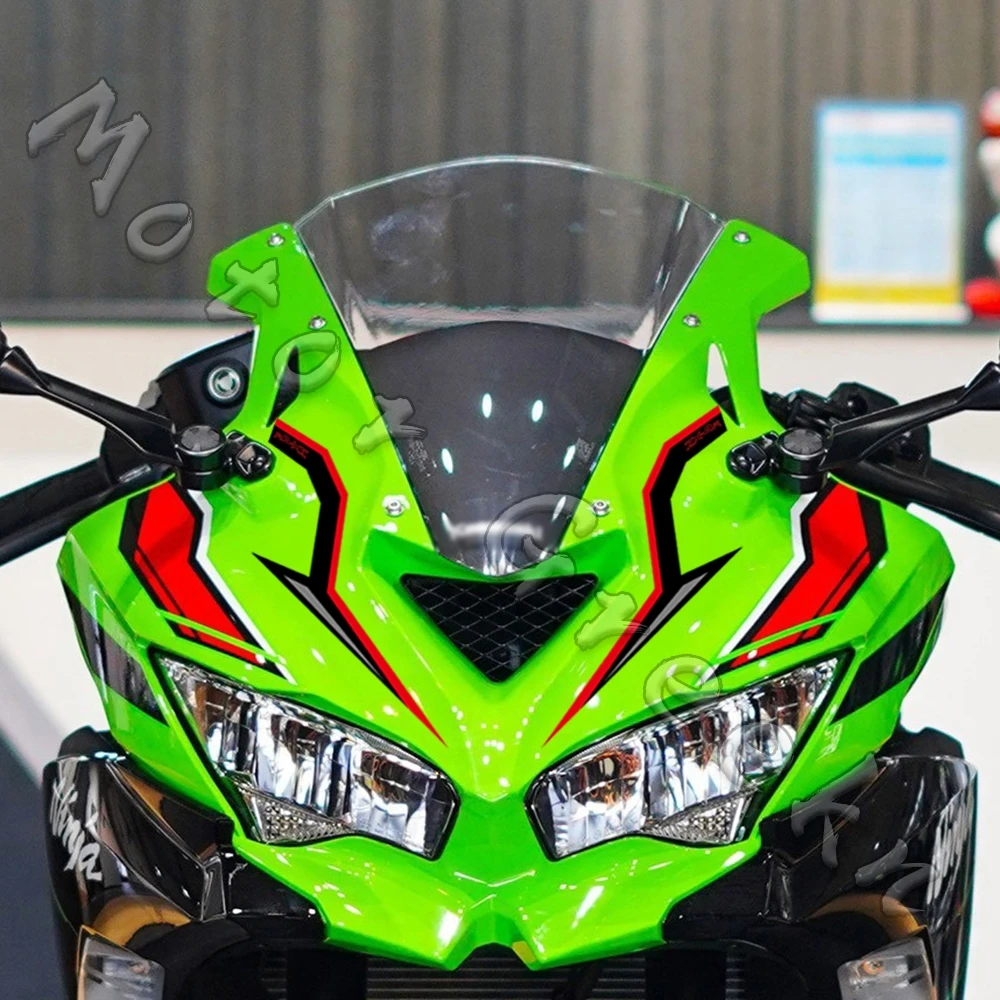 Reflective Motorcycle Fairing Stickers Kits Motor Bike Head Garland Decal Waterproof Accessories For ZX-4R ZX-4RR 2023