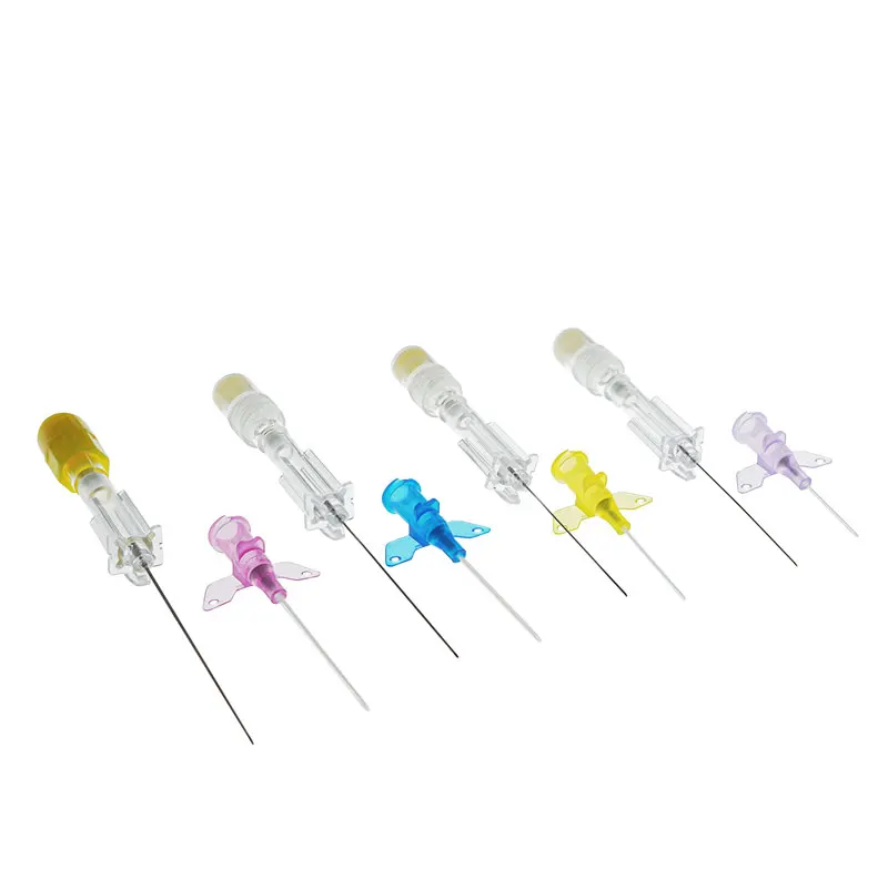 5/10/20/50PCS Animals I.V.Cannula With Heparin Cap And Wing Pet Dog Cat Intravenous Injection Catheters 20G-26G Veterinary Tools