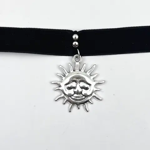 Filmen Leon: Den professionella Matilda Cosplay Halsband Solhänge Svart Rep Choker Kedja Smycken Tillbehör Rekvisita 8 best sales funko matilda - №5