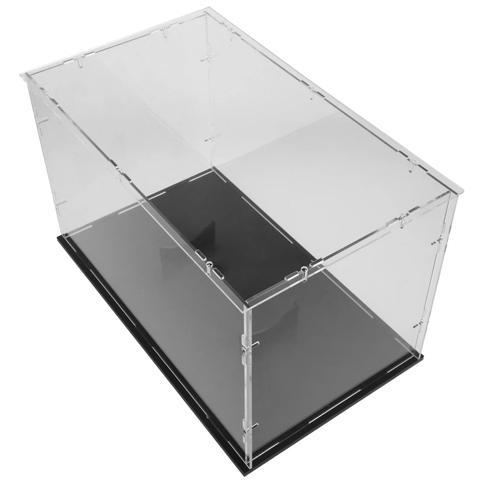 

Rugby Ball Display Case Transparent Acrylic Rugby Showcase Desktop Storage Box Sliding Cover Space Saving Holder Sports