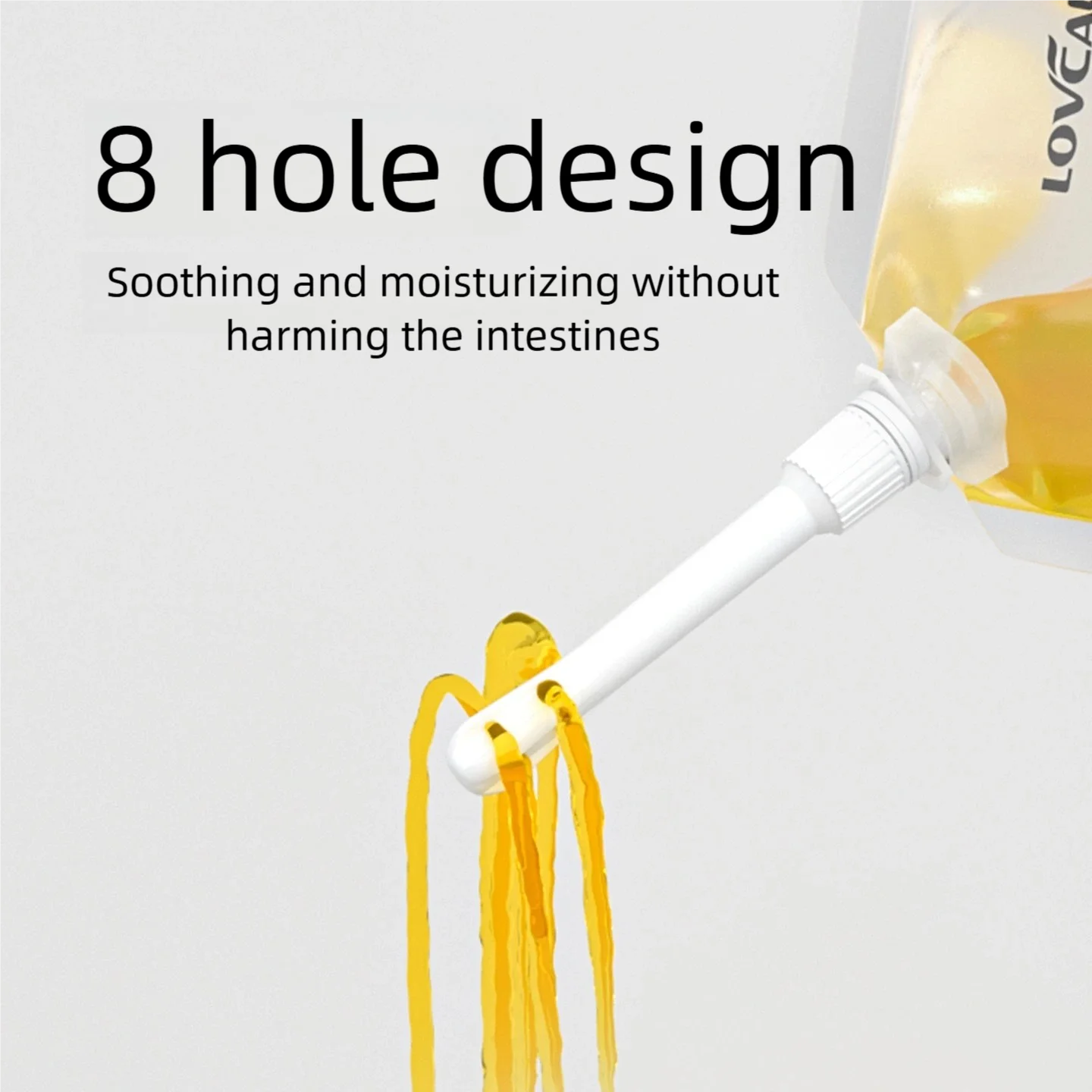 250ml Adult Safer Sex Lubricant & Enema Solution Aloe Vera Honey Sea Salt Flavors Water-Based Intimate Gel for Adults Gay Men view 4