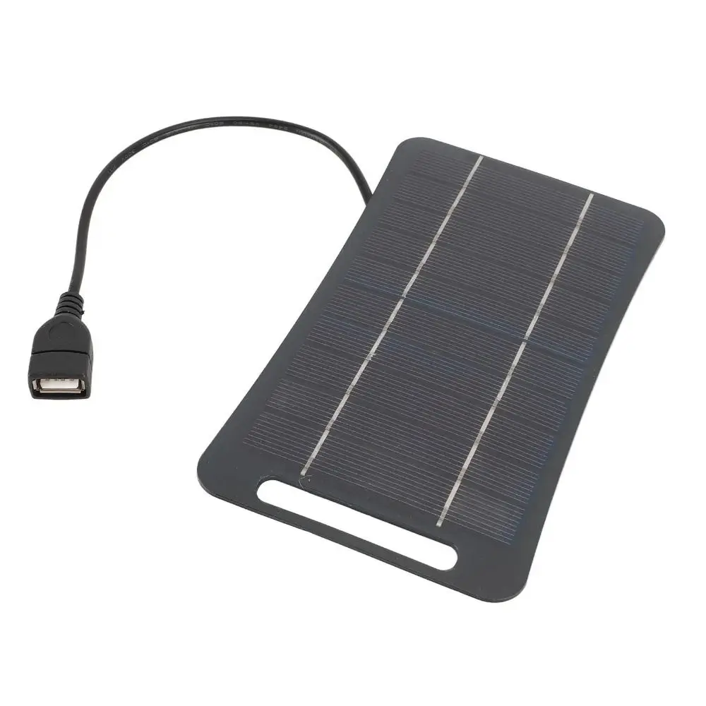 5V 2W USB Solar Charger Panel with USB Output High Efficiency Portable Solar System Durable Waterproof Solar Panel Charger