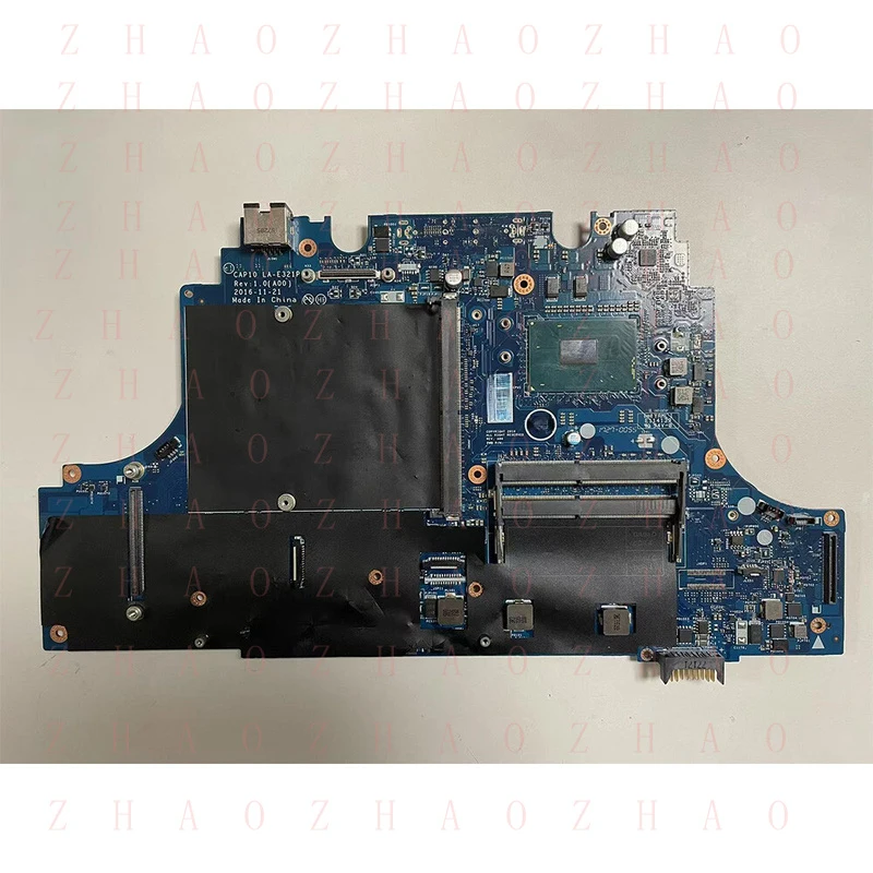 L+ For Dell Precision 17 7720 E3-1535M v6 CPU Laptop Motherbroad LA-E321P 0Y72J3