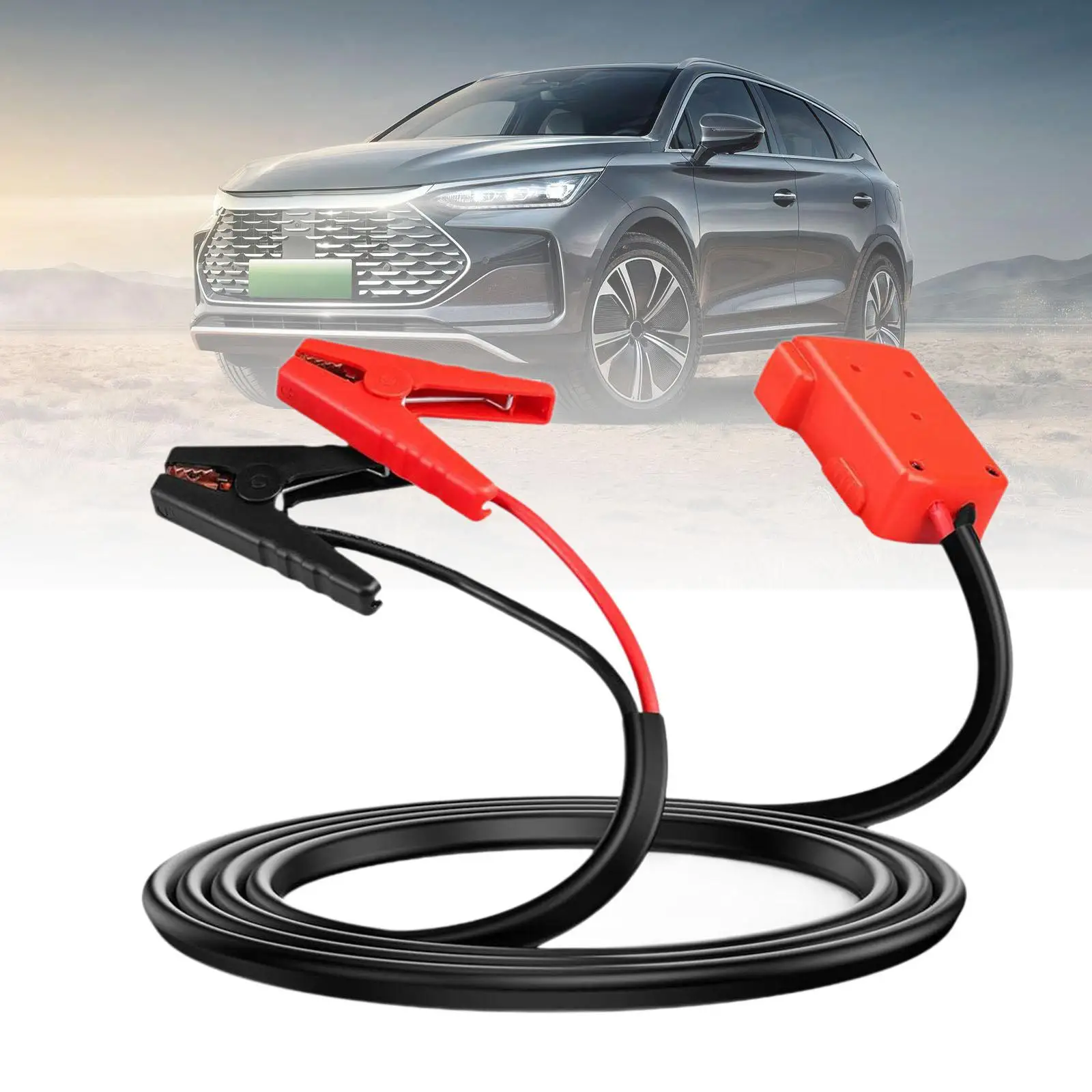 Démarreur de voiture rapide, câble pratique 8AWG, connexion de batterie portable