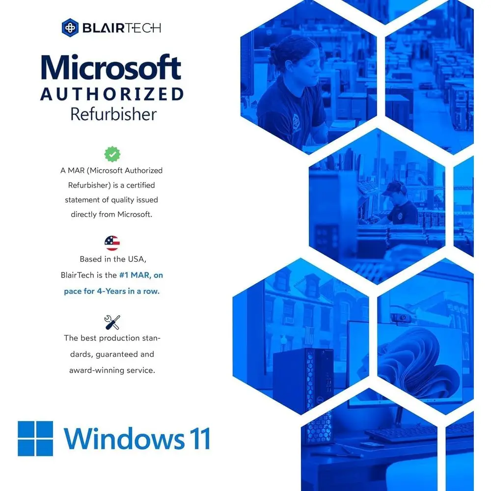 PC Desktop com Windows 11 Pro, Intel i5-8500, 32GB de RAM, 1TB SSD, Duas Telas de 24 Polegadas, Alto-falantes RGB, Webcam, Wi-Fi 6 AX200, Bluetooth