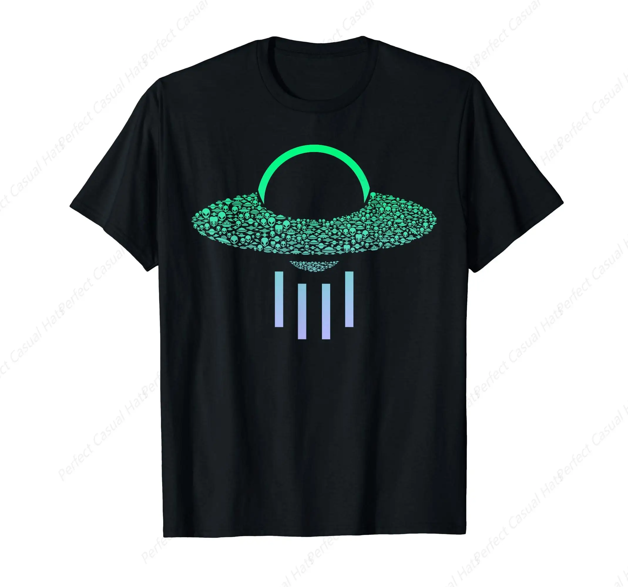 

Silhouette Icon UFO shirt | UFO Hunter Aliens UFO T-Shirt Casual O-Neck Printed High Quality Tees Top