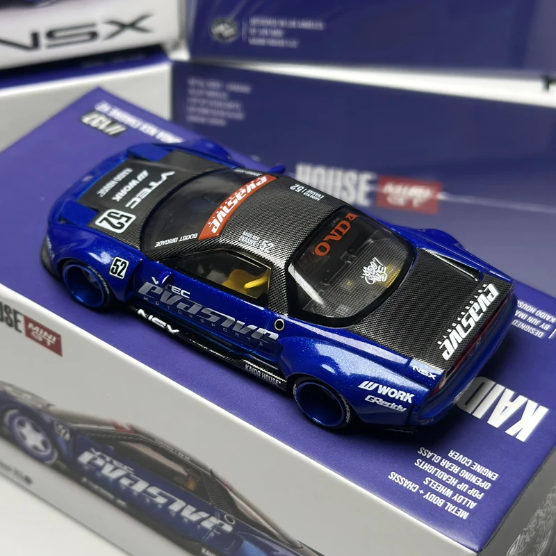 Kaido House MINIGT NSX Evasive V2 Blue KHMG alloy car model 137