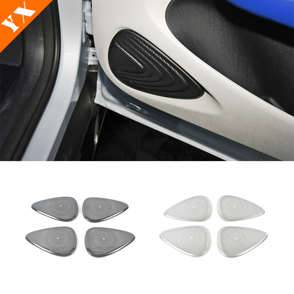 

Stainless Black Speaker Sticker Frame For BYD EA1 Atto 2 1 Dolphin EV Accessories 2021-2023 Car Door High Loudspeakers Cover