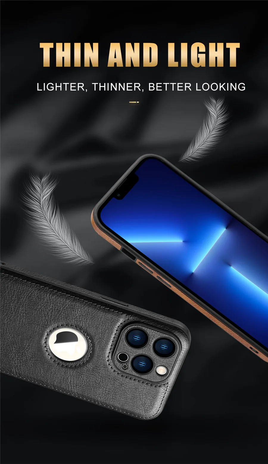 Luxury Leather Case for Apple iPhone 17 18 Pro Max 16e 15 14 13 12 11 16 Plus 18Pro Original Logo Silicone Lens Protect Cover