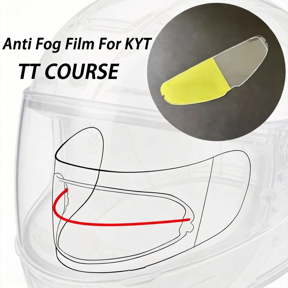 Visor Anti fog Fit for KYT TT Course TTC motorcycle Helmet Visor Anti-Fog Film Clear